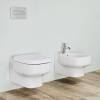 Унитаз подвесной Sanitana Be You WCWHBEDSC сиденье микролифт, белый фото 4