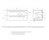 Тумба под раковину Cezares ECO-CER-N-1000-2C-SO-BL-R Bianco Lucido, 100x45.7x50 фото 2