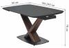 Стол Woodville Blanco 593889 matt black marble solid ceramic/орех 160(240)x90x76 фото 2