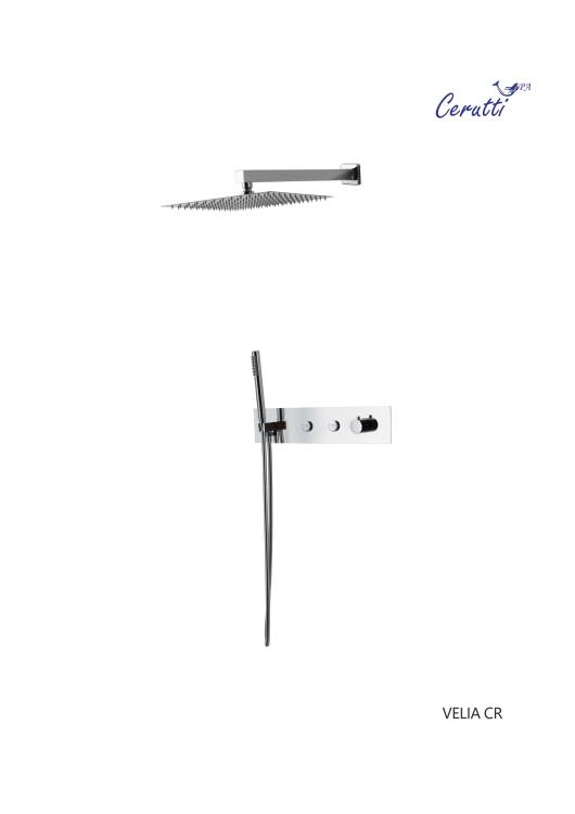 Душевая система Cerutti Spa Velia CR CT10398 хром