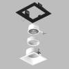 Встраиваемый светильник Lightstar Domino Quadro D51706WMOD фото 2