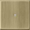 Лицевая панель Gira System 55 выключателя одноклавишного с подсветкой бронза 0290603