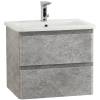 Тумба под раковину Belbagno Albano-Cer ALBANO-CER-500-2C-SO-CVG 47x44x50 Cemento Verona Grigio подвесная с двумя выкатными ящиками фото 2