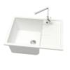 Мойка кухонная Maretti Kitchen MR645-WH белый, 64.5x50.5 фото 2