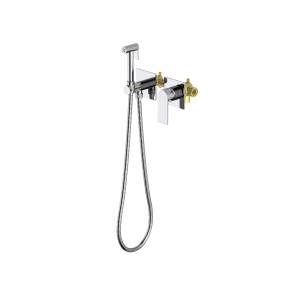 Гигиенический душ Aquatek Лира AQ1420CR встраиваемый, на 2 отверстия, хром