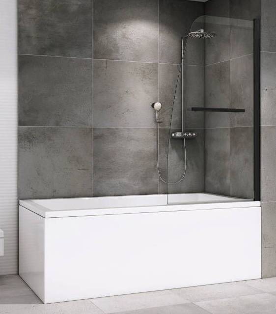 Шторка на ванну Abber Ewiges Wasser AG50080B Черный