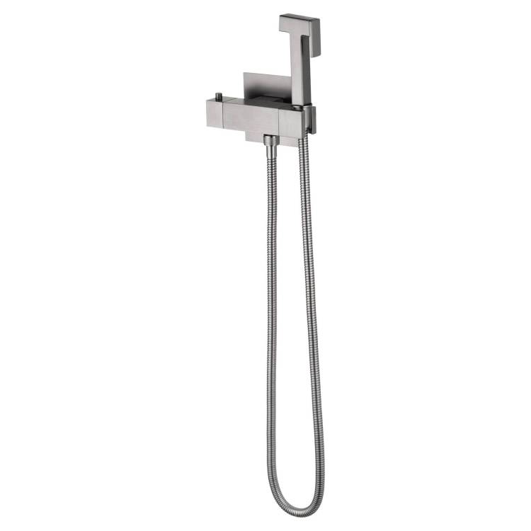 Гигиенический душ Wonzon & Woghand WW-88819903-BGM темный графит, с термостатом