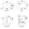 Мойка кухонная Blanco Subline 800-U 523150 кофе фото 4