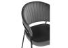 Стул на металлокаркасе Woodville Лео 672328 темно-серый (H-15) / черный фото 6