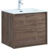 Тумба с раковиной Aquanet Lino 60 дуб веллингтон, Flat 60