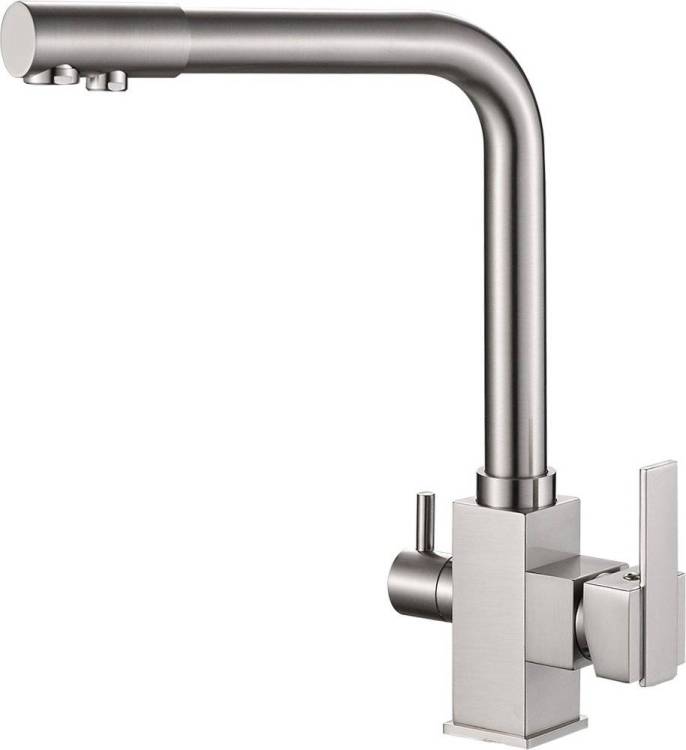 Смеситель для кухни ZorG Steel Hammer SH 805 Satin