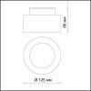 Потолочный светодиодный светильник Novotech Oro 358355 фото 3