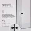 Душевой уголок AM.PM X-Joy W94G-403-120280-BТ1К профиль черный матовый, стекло прозрачное, 120x80 фото 6