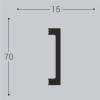 Молдинг Bello Deco XPS POLYMER М 17 00-00104208 200x1.5x7 фото 2