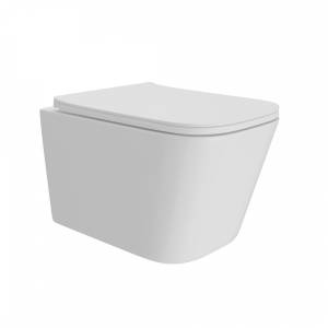 Унитаз подвесной Watersense Eva Pro W00787 безободковый, сиденье микролифт