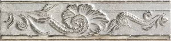 Бордюр Gardenia Orchidea Esedra 2.0 G0076132 Fascia Rilievo Grigio Platino 10x40