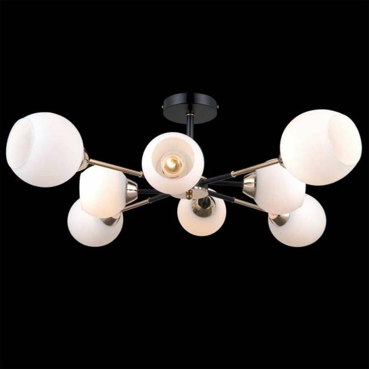 Потолочная люстра Illumico IL0715-8CSQ-24 BK GD LIBRA