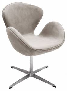 Кресло Bradex Home Swan Style Chair RF 0690 латте/искусственная замша