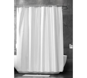 Штора для ванной Bath Plus Super Big AKST-007 с кольцами, 280x200, белый