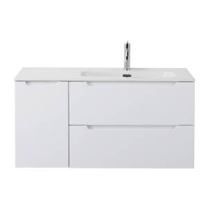 Тумба под раковину BelBagno ETNA-1000-2C-1A-SO-BL-R Bianco Lucido, 100.4x50x46.2