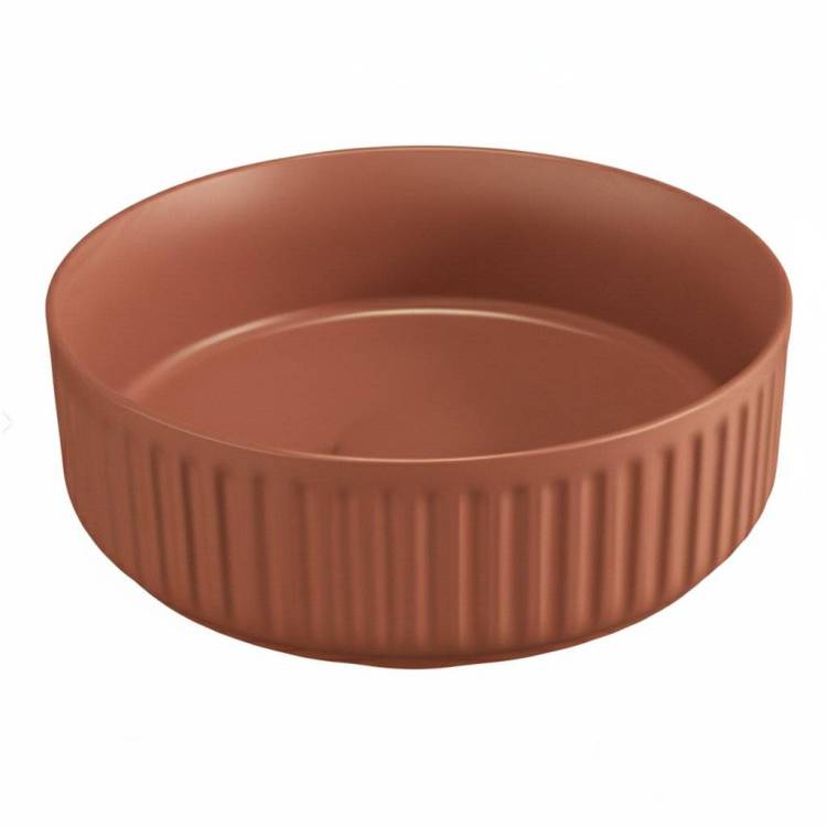 Раковина Isvea Infinity Ion 10NF66036-2U 35 см, терракотовая матовая