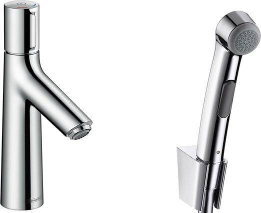 Смеситель для раковины Hansgrohe Talis Select S 72291000 с гигиеническим душем, с донным клапаном Push-Open