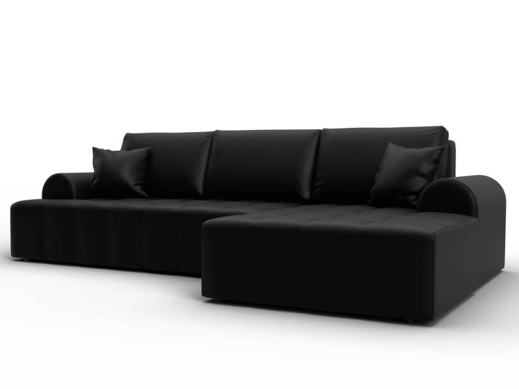 Диван угловой Лига Диванов Лига-080 134753 Черный