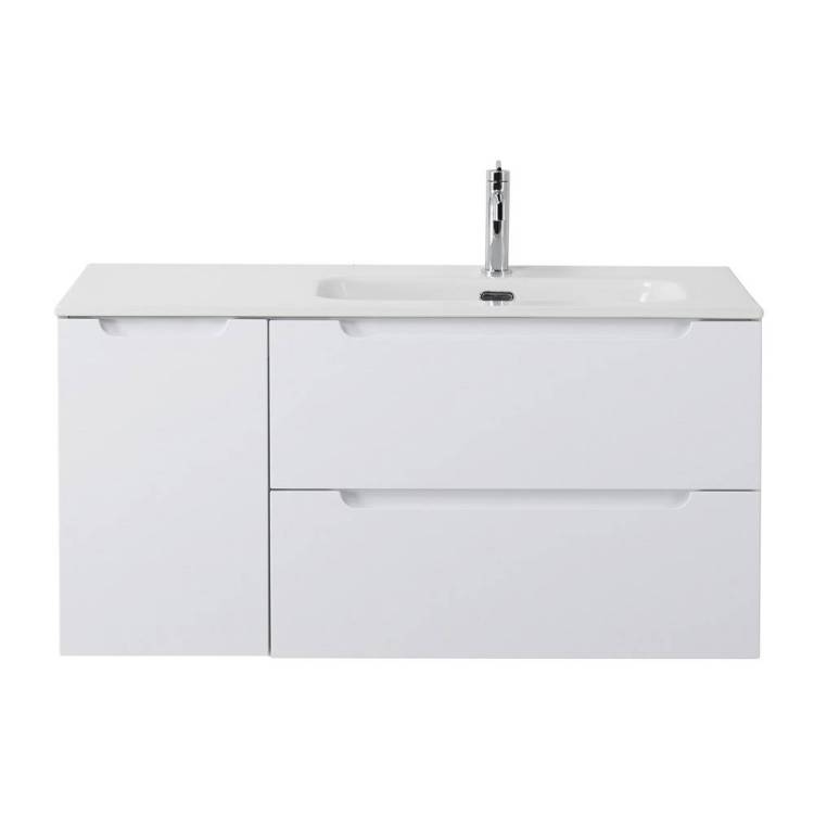 Тумба под раковину BelBagno ETNA-1000-2C-1A-SO-BL-R Bianco Lucido, 100.4x50x46.2