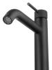 Смеситель для раковины Wonzon & Woghand WW-H1062-MB высокий, черный матовый фото 3