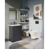 Унитаз подвесной Vitra Zentrum Square 7484B003-0075 безободковый, сиденье микролифт фото 5