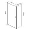 Душевой уголок Vincea Garda VSR-1G1014CLB 1400x1000, черный, стекло прозрачное фото 6
