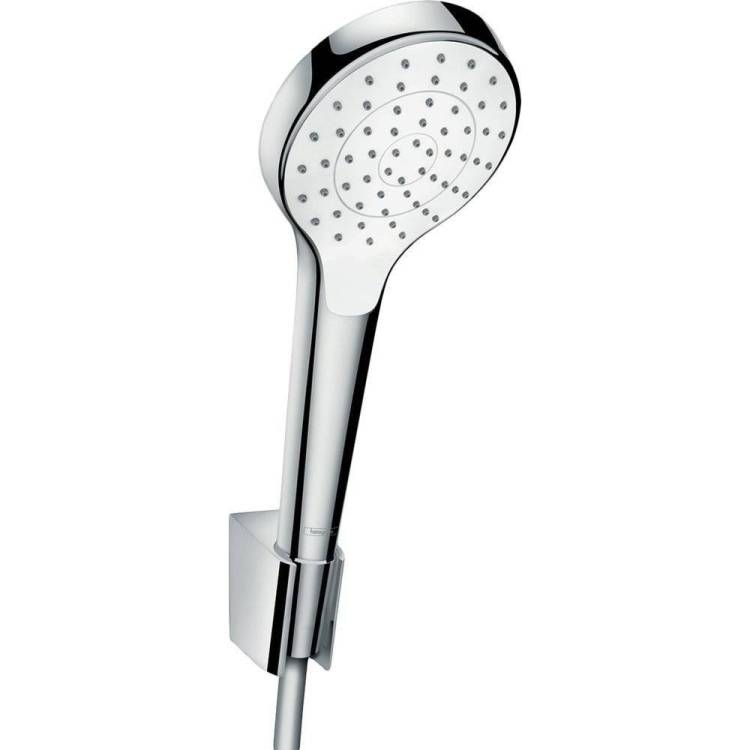 Душевой гарнитур Hansgrohe Croma 26420400 Select S, белый, хром