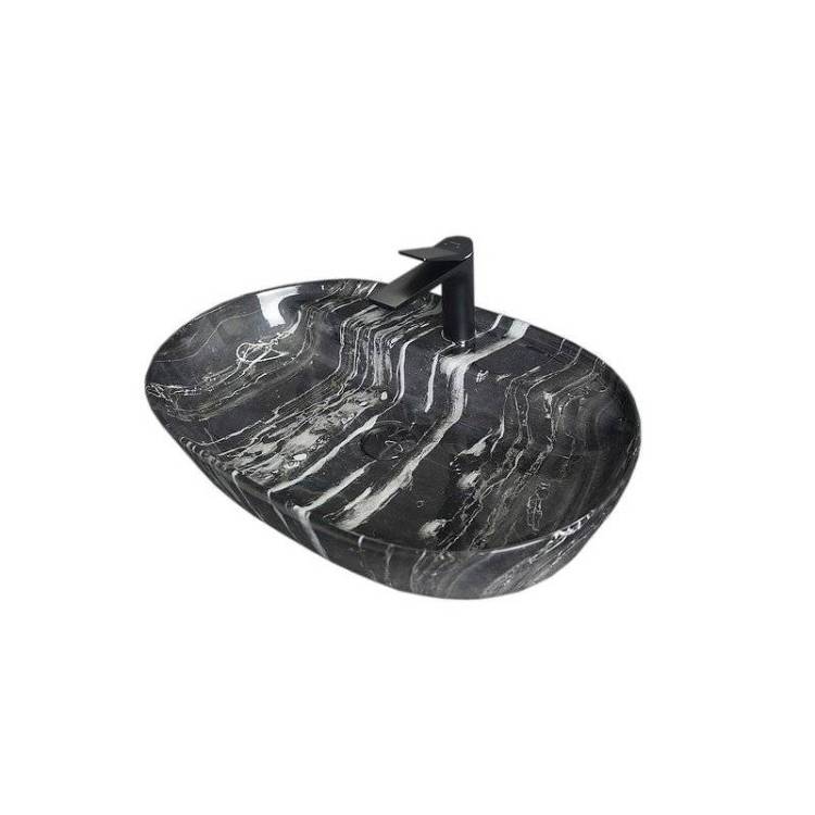 Раковина Gid Lago 54466 Bs1346 60 см, под камень, глянцевая