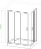 Душевой уголок Royal Bath HPD RB9120HPD-C-BL 120x90 фото 4