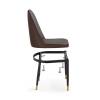 Стул Woodville Flor 15737 gray/brown/black фото 10