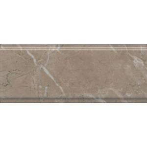 Бордюр Kerama Marazzi Серенада BDA027R Бежевый Темный Глянцевый Обрезной 12x30