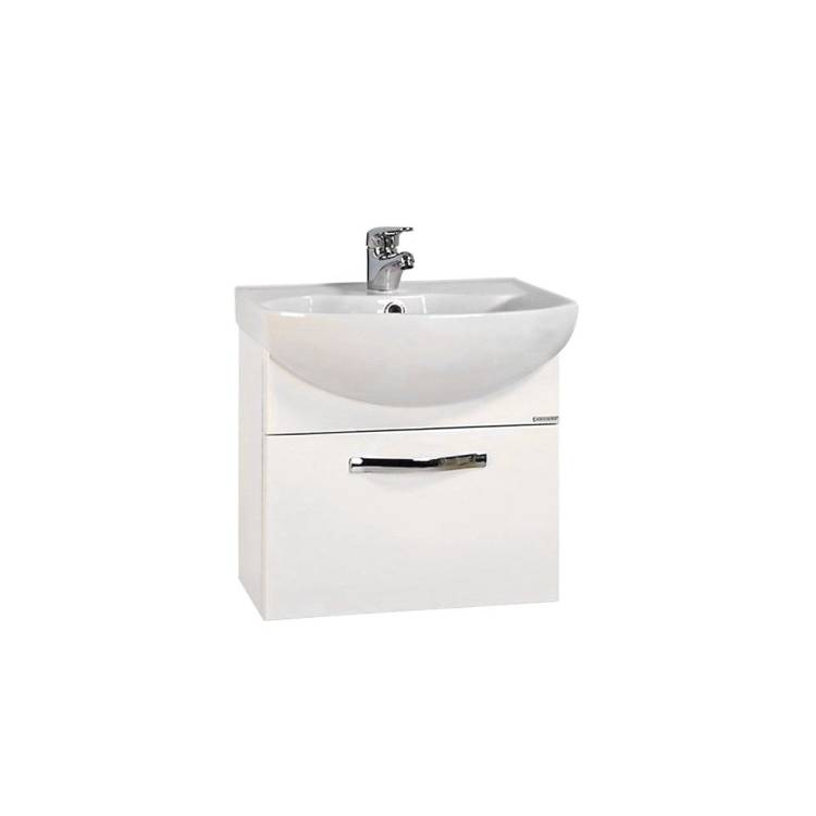 Тумба с раковиной Aquaton Ария 50 белая