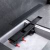 Душевой лоток Am.Pm PrimeFlow W02SC-P11-060-01BM универсальный затвор Cut Gradient 60см, черный матовый фото 8