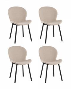 Стул обеденный Stool Group Илва Tate FB24 BOX4 ZK Бежевый 4 шт.