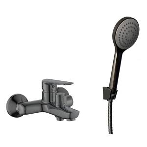 Смеситель для ванны Esko Lagos Gun Metal LG54GM оружейная сталь