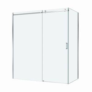 Душевой уголок BelBagno SOFT_CLOSE-2-AH-1-180/90-C-Cr профиль хром, стекло прозрачное, 180x90x200