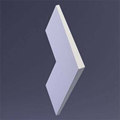 Дизайнерская панель Artpole E-0047 NORD PLATINUM ГЛЯНЕЦ 15.1x3x34.8
