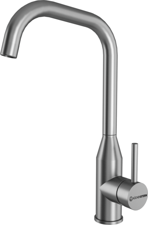 Смеситель для кухни Kuchenstern Fila 410SS40 нержавеющая сталь