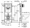 Комплект Унитаз подвесной Azario Grado AZ-0046-UQ безободковый, белый + Система инсталляции для унитазов Grohe Rapid SL 38772001 3 в 1 с кнопкой смыва фото 5