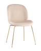 Набор из 2 стульев Stool Group Beetle 8329 VELVET BEIGE X2 бежевый фото 2