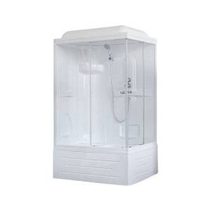 Душевая кабина Royal Bath BP RB8100BP1-T-L с высоким поддоном, с сиденьем