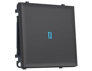 Комплект механизма 1-клавишного выключателя Ambrella Volt Sigma MS902020 графит мягкое касание