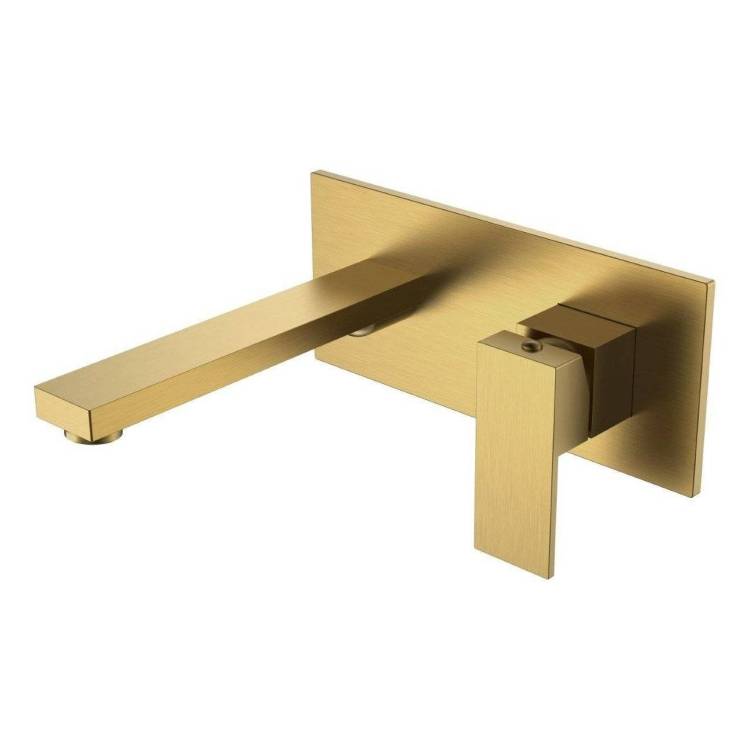 Смеситель для раковины Boheme Qubic 475-BR Bronze