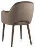 Стул Stool Group Венера Диамант MC16-2YS KD HLR-49 (NP) 2X велюр коричневый, ножки дерево (набор 2 шт) фото 5