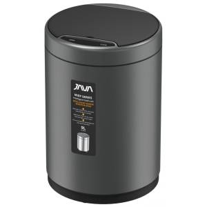Сенсорное ведро 9 л JAVA S-882-9Q графит